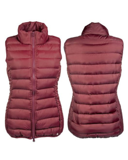HKM bodywarmer Frosty, Wijnrood