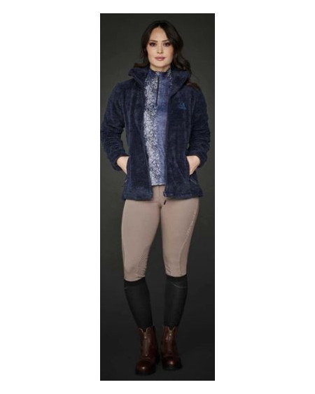 Mountain Horse Fuzzy Fleece vest, Blauw