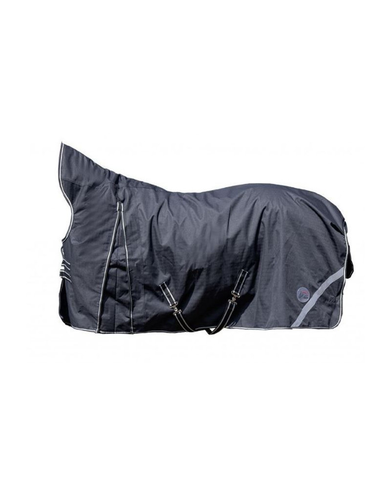 HKM 100gr Highneckdeken Innsbruck m warmtemeter, Zwart