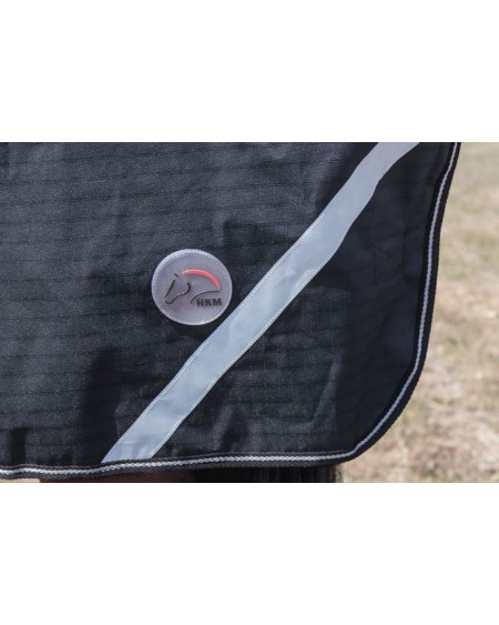 HKM 0gr Highnekdeken Innsbruck m gladde voering en warmtemeter, Zwart