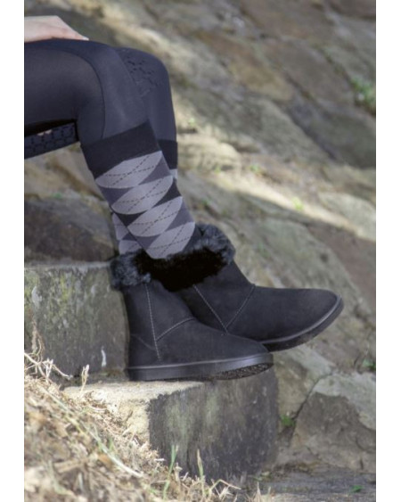 Waterdichte all-weather laars Davos Fur, zwart