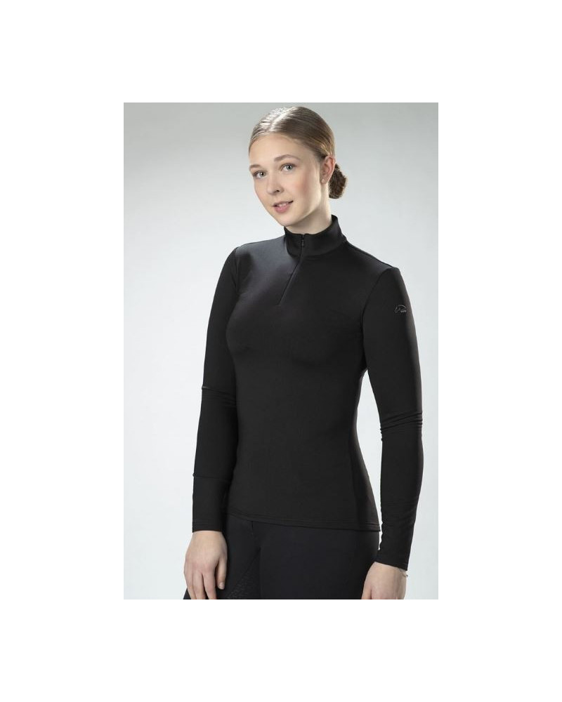 HKM shirt Basic, Zwart