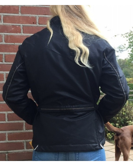 Stoer HKM dames rijjack Valador, Zwart