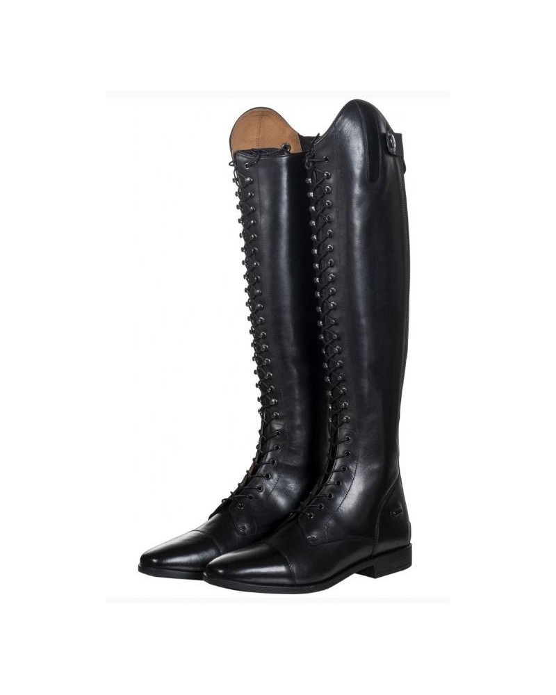 HKM veterrijlaars Elegant Lace-Long, Zwart