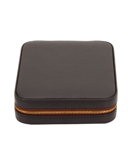 Friedrich Reisetui voor sieraden en horloges Ascot, donkerbruin/fuchsia