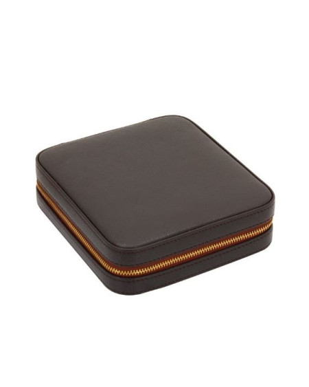 Friedrich Reisetui voor sieraden en horloges Ascot, donkerbruin/fuchsia