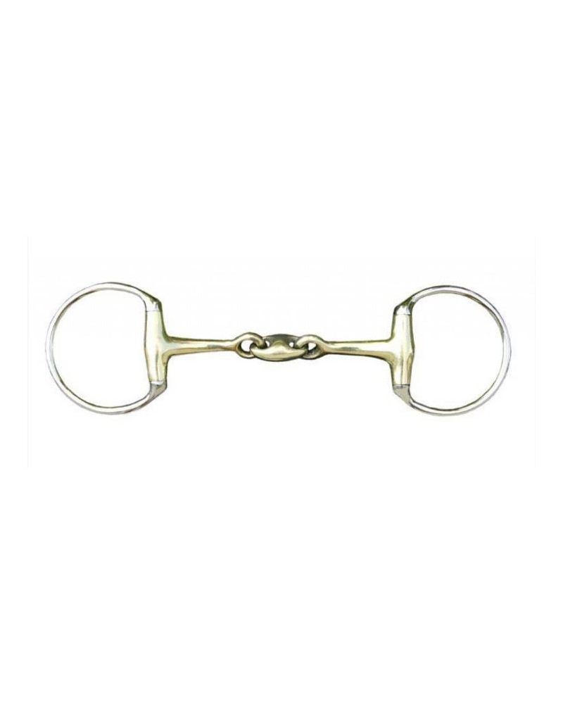 HKM dubbelgebroken bustrens argentaan, 16mm