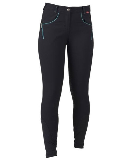 Red Horse rijbroek Zelda, siliconen full seat, nachtblauw