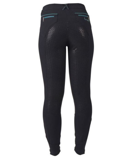 Red Horse rijbroek Zelda, siliconen full seat, nachtblauw