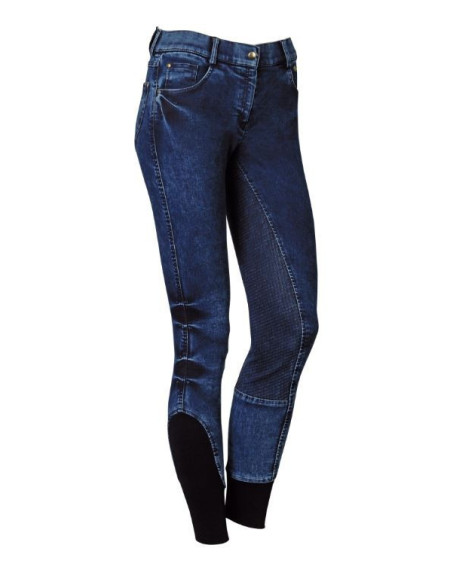 Harry's Horse Rijbroek Denim Crete Full Grip, Ebony