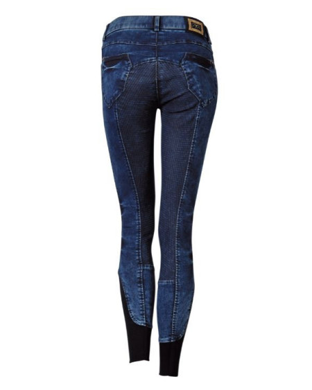 Harry's Horse Rijbroek Denim Crete Full Grip, Ebony