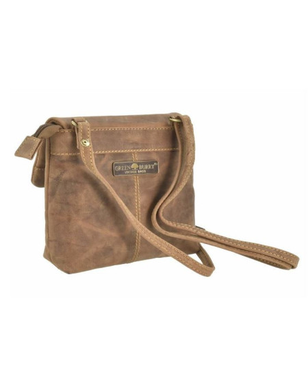Greenburry Schoudertas "S" Vintage, 1583-25, Antiek bruin