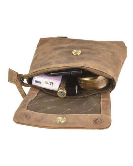 Greenburry Schoudertas "S" Vintage, 1583-25, Antiek bruin