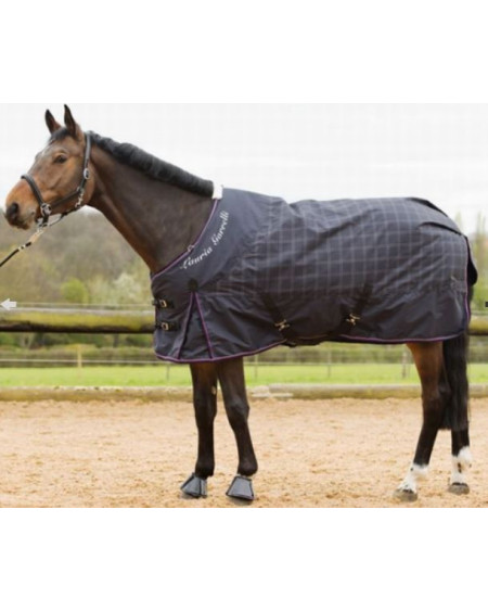 Lauria Garrelli 300gr Outdoordeken Milano, grijs geruit