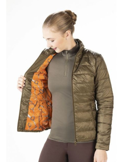HKM zomer quilted jas Allure, Olijfgroen
