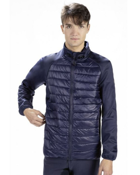 HKM sweat jack Erik, Donkerblauw