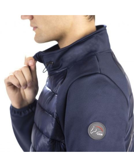 HKM sweat jack Erik, Donkerblauw