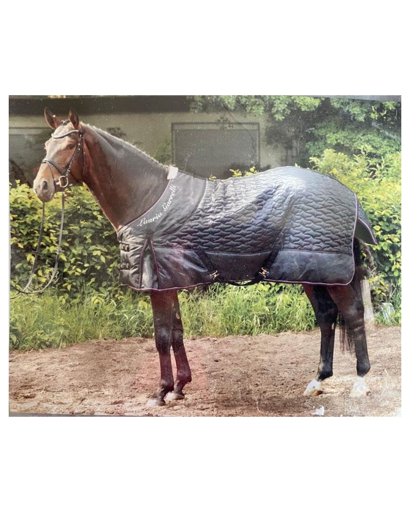 Lauria Garrelli 300gr staldeken Milano, Donkergrijs