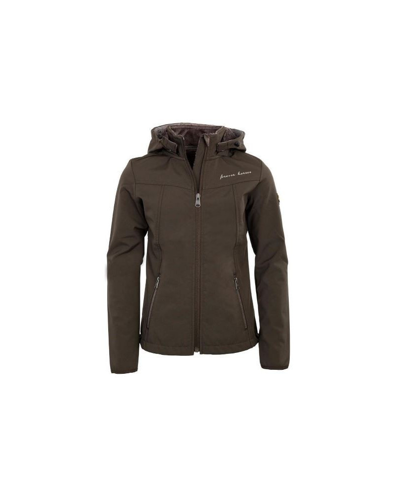 BR softshell jas Neo child, dark forest