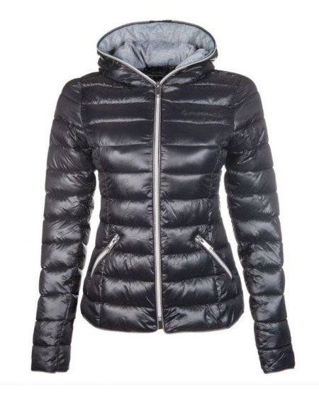 HKM donsjas Ella Shine, zwart