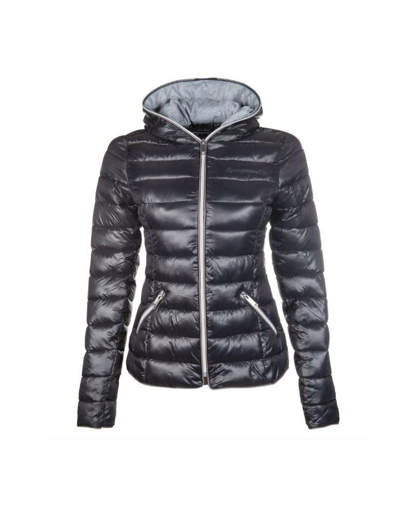 HKM donsjas Ella Shine, zwart