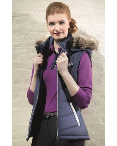 HKM Diamond Shine bodywarmer, Donkerblauw