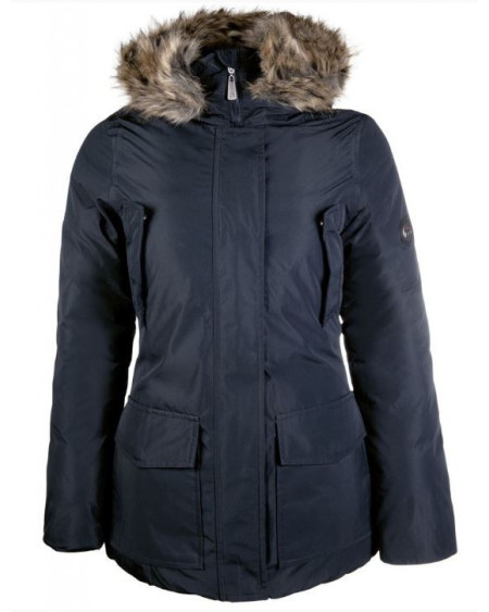 HKM Waterdichte Winterregenjas Classic-Style, Donkerblauw