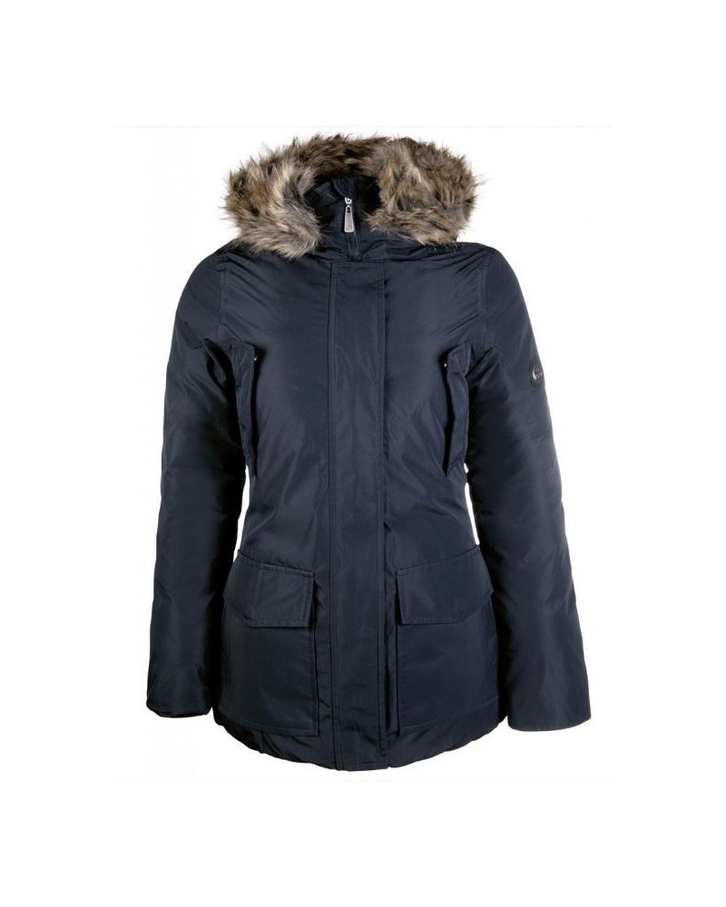 HKM Waterdichte Winterregenjas Classic-Style, Donkerblauw