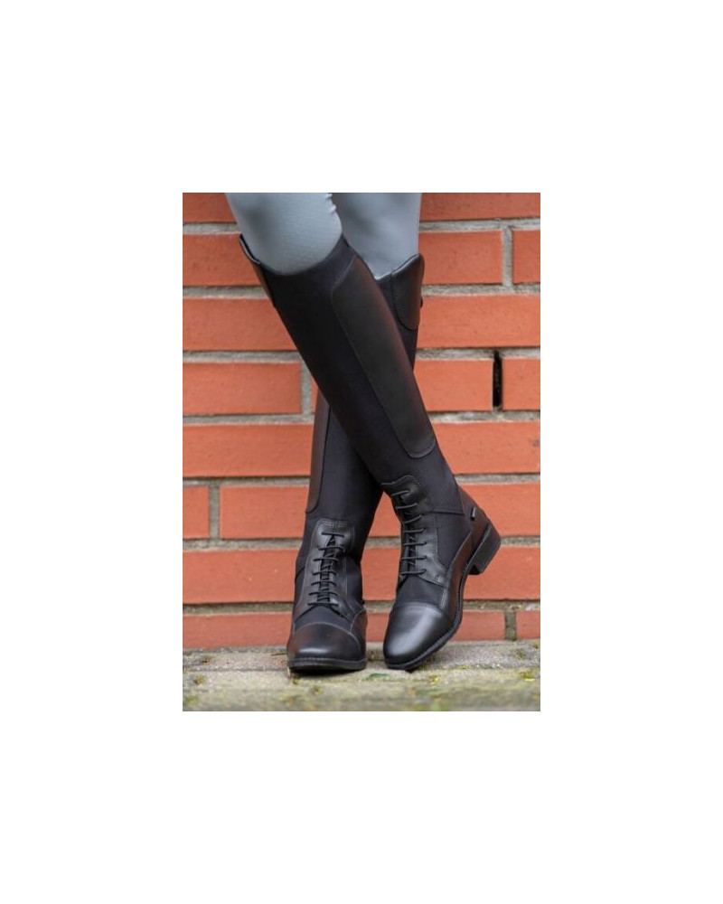HKM Rijlaarzen Syntex Standaard, Kuitmaat S, Zwart