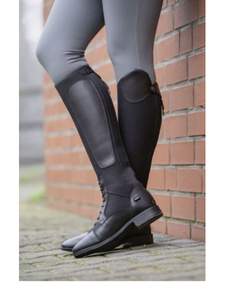 HKM Rijlaarzen Syntex Standaard, Kuitmaat S, Zwart