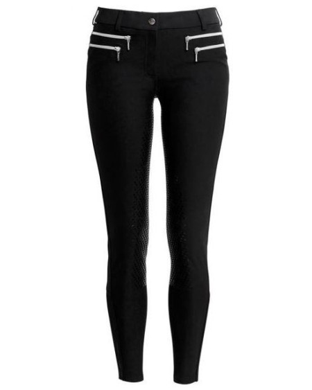 Mountain Horse Amy GTFS Full Seat siliconen rijbroek, Zwart