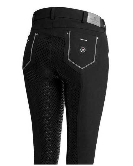 Mountain Horse Amy GTFS Full Seat siliconen rijbroek, Zwart