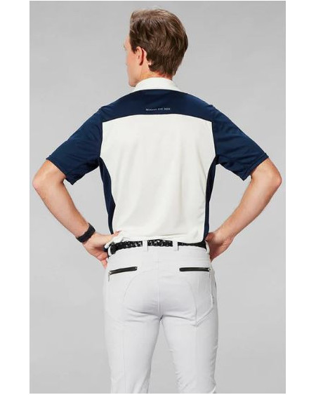 Mountain Horse Scott Men's Tech Top, Wit/Navy