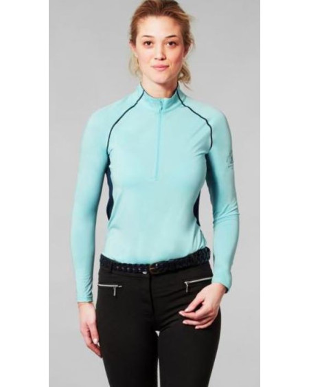 Mountain Horse Move Tech Top, Light Aqua Blue