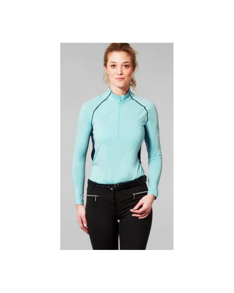 Mountain Horse Move Tech Top, Light Aqua Blue