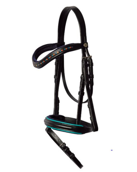 Harry's Horse Hoofdstel Diva Sea Breeze, Zwart