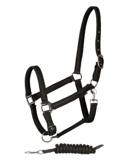 Harry's Horse Halsterset Glitter, Zwart