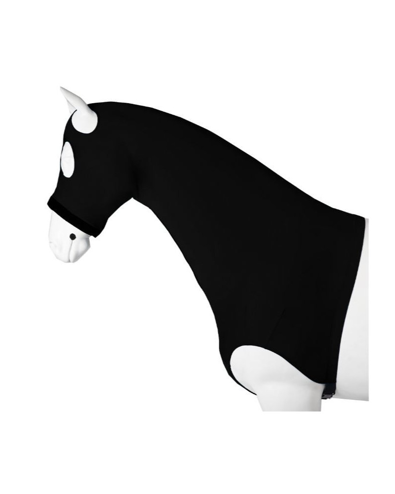 Horka Lycra Hals met masker, Zwart
