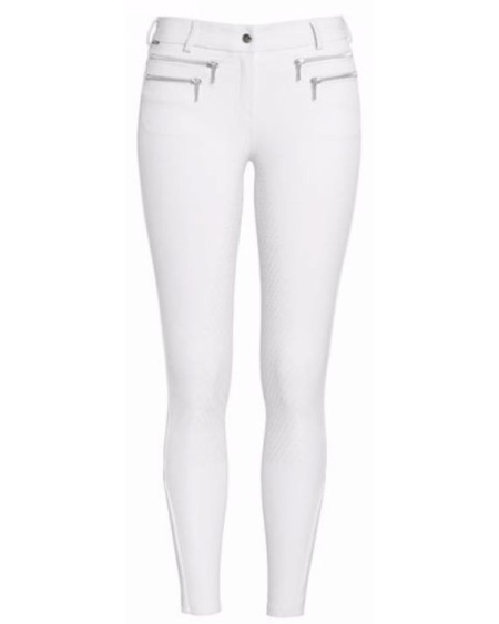 Mountain Horse Amy GTFS Full Seat Siliconen Rijbroek, Wit II