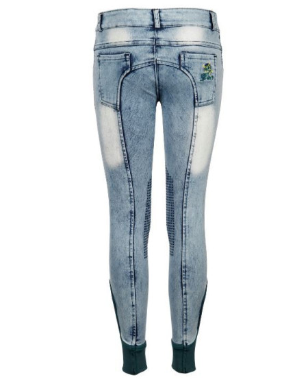 Harry's Horse Rijbroek Denim Diva Sea Breeze Grip, Legion-blue