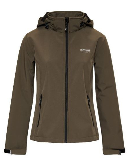 Nordberg Outdoor Softshell Damesjack Ingrida, Army