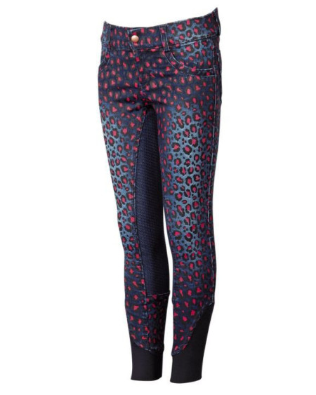 Harry's Horse Rijbroek Denim LouLou Malta Full Grip, Total-Eclipse