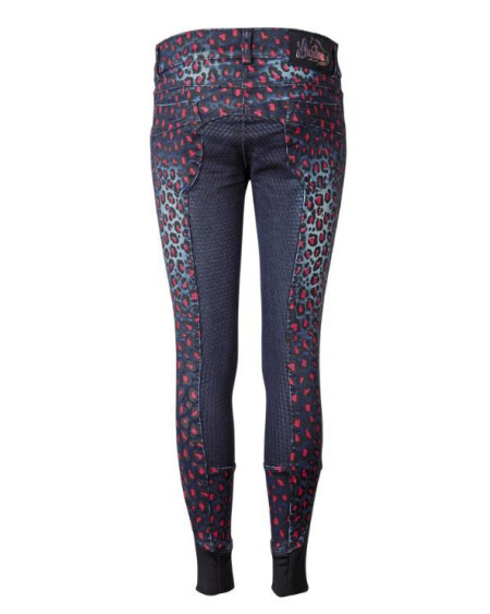 Harry's Horse Rijbroek Denim LouLou Malta Full Grip, Total-Eclipse