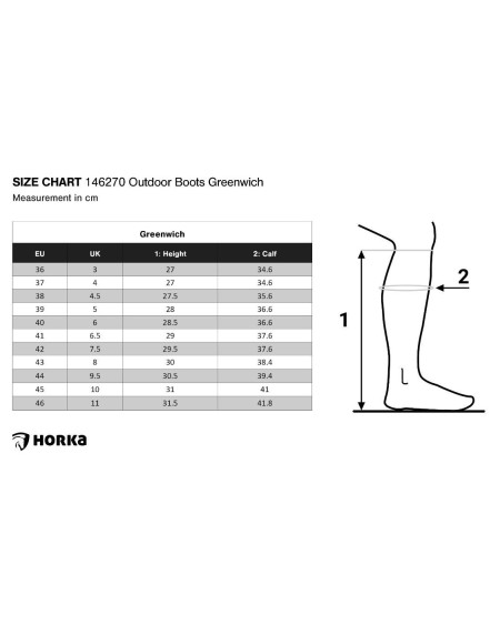 Horka Outdoorlaars Greenwich Kort, Bruin/Olive