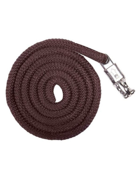 HKM halstertouw Kathy met paniekhaak, bruin