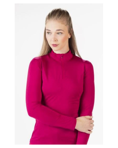 HKM wedstrijdshirt Summer Milano, Veenbessenrood