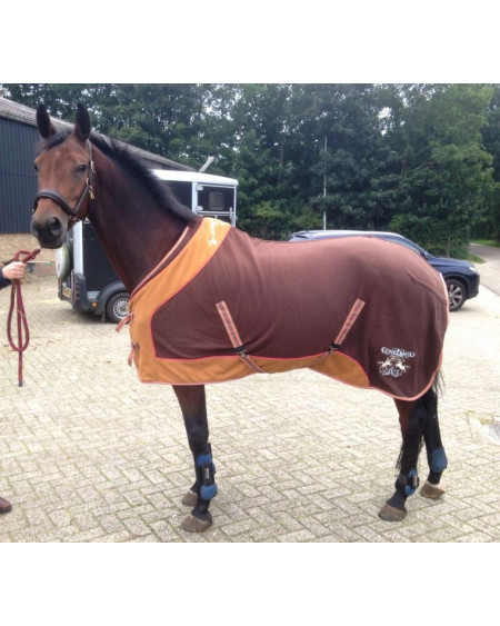 Horka zweetdeken Grizzly, twotone bruin