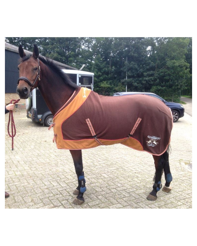 Horka zweetdeken Grizzly, twotone bruin