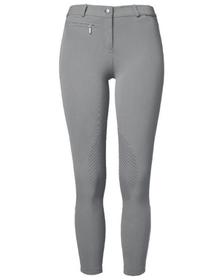 Mountain Horse rijbroek Trinity HF, siliconen full seat, Lichtgrijs