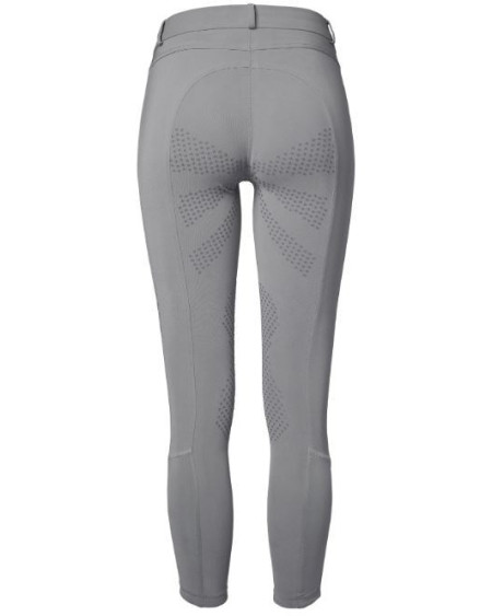 Mountain Horse rijbroek Trinity HF, siliconen full seat, Lichtgrijs